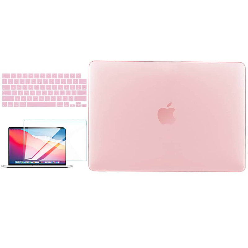 Techprotectus - ONLY for New MacBook Pro 16 Inch Case 2021-2024 with Touch ID (ModelA3403 A3186 A2991 A2780 A2485) - Pink