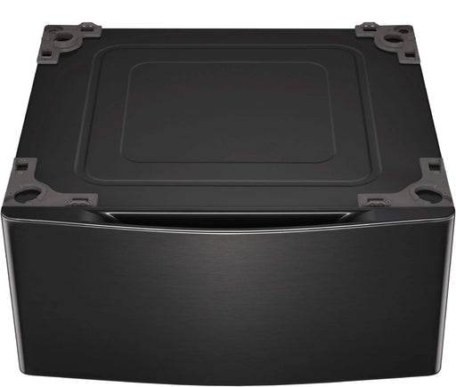 LG - 29" Laundry Pedestal With Storage Drawer - Black Steel