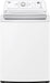 LG - 4.8 Cu. Ft. High-Efficiency Smart Top Load Washer with 4 Way Agitator and TurboDrum - White