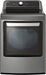 LG - 7.3 Cu. Ft. Smart Electric Dryer with EasyLoad Door - Graphite Steel