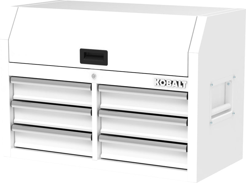 Kobalt 36-in W x 18-in H x 24.8-in D 6 -Drawer Steel Tool Chest ( White )