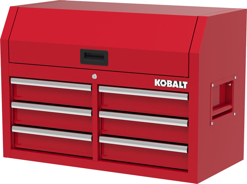Kobalt 36-in W x 18-in H x 24.8-in D 6 -Drawer Steel Tool Chest ( Red )