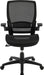 Insignia - Ergonomic Mesh Office Chair with Adjustable Arms - Black