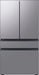 Samsung - BESPOKE 29 cu. ft. 4-Door French Door Smart Refrigerator with Beverage Center - Stainless Steel