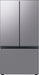 Samsung - BESPOKE 30 cu. ft. 3-Door French Door Smart Refrigerator with Beverage Center - Stainless Steel