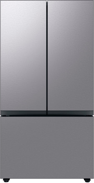 Samsung - BESPOKE 30 cu. ft. 3-Door French Door Smart Refrigerator with AutoFill Water Pitcher - Stainless Steel