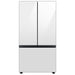 Samsung - BESPOKE 30 cu. ft. French Door Smart Refrigerator with AutoFill Water Pitcher - White Glass