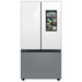 Samsung - BESPOKE 30 cu. ft 3-Door French Door Smart Refrigerator with Family Hub - Gray Glass