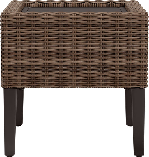 Yardbird - Harriet Outdoor Side Table - Gray/Brown