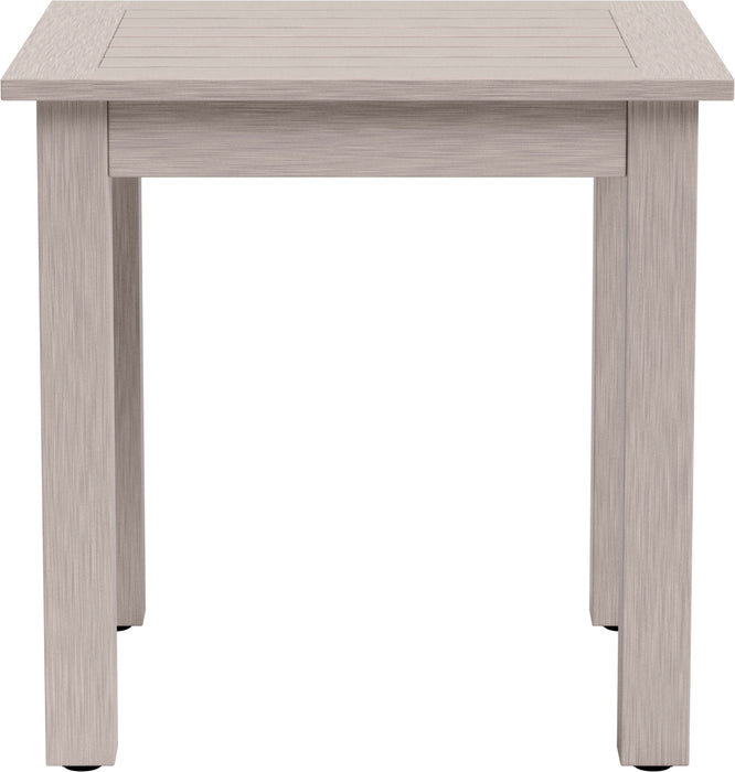 Yardbird - Eden Outdoor Side Table - Faux Weathered Teak