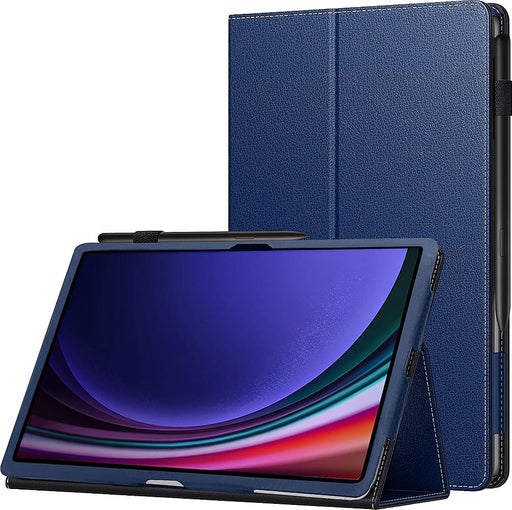 SaharaCase - Folio Case for Samsung Galaxy Tab S10 Ultra Tab S9 Ultra and Tab S8 Ultra - Dark Blue