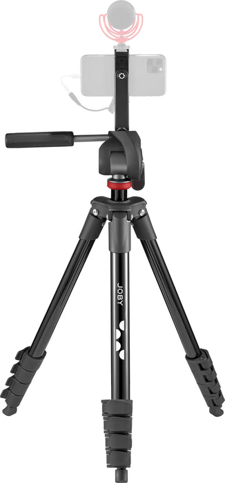 JOBY - Compact Advanced Smart 65" Tripod Kit - Black