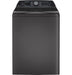 GE Profile - 5.4 Cu Ft High Efficiency Smart Top Load Washer with Smarter Wash Technology Easier Reach  Microban Technology - Diamond Gray