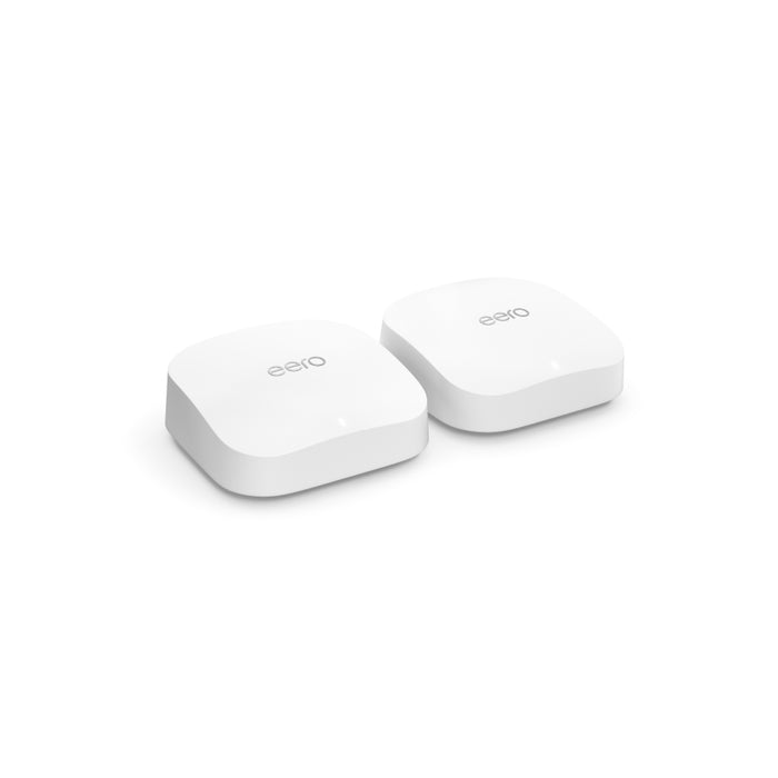 eero - Pro 6E AXE5400 Tri-Band Mesh Wi-Fi 6E System (2-pack) - White