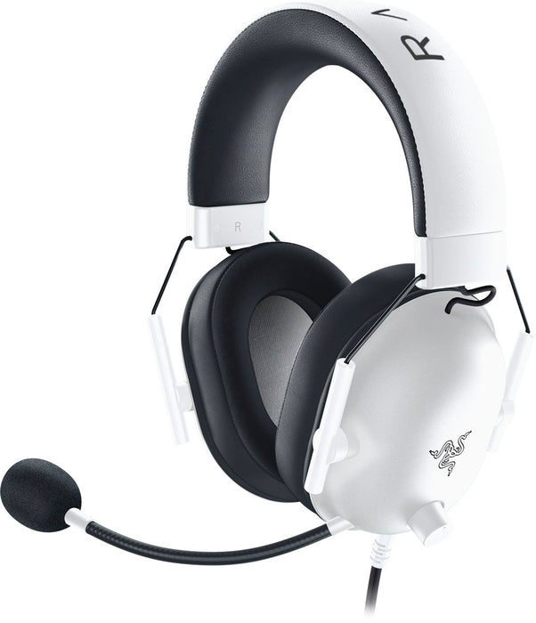 Razer - BlackShark V2 X Wired Gaming Headset for PC PS5 PS4 Switch Xbox XS and Xbox One - White