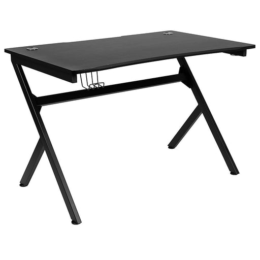 Alamont Home - Duncan Rectangle Modern Laminate  Gaming Desk - Black