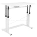 Alamont Home - Fairway Rectangle Modern Laminate  Sit and Stand Desk - White