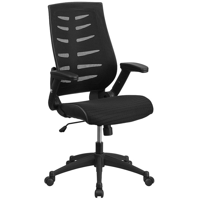 Alamont Home - Kale Contemporary Mesh Executive Swivel High Back Office Chair - Black