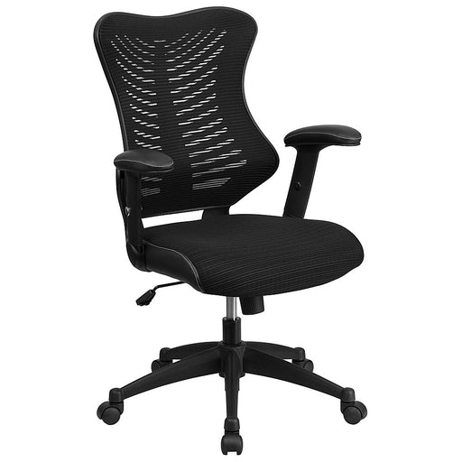 Flash Furniture - Kale Contemporary Mesh Executive Swivel Office Chair - Black Mesh