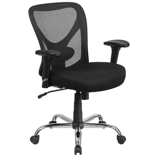 Alamont Home - Hercules Contemporary Mesh Big  Tall Swivel Office Chair - Black