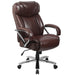 Alamont Home - Hercules Big  Tall 500 lb. Rated LeatherSoft Swivel Office Chair w/Extra Wide Seat - Brown