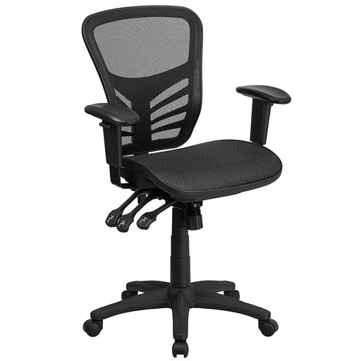 Flash Furniture - Nicholas Contemporary Mesh Executive Swivel Office Chair - Black