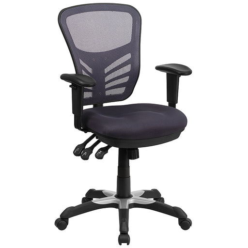 Flash Furniture - Nicholas Contemporary Mesh Executive Swivel Office Chair - Dark Gray