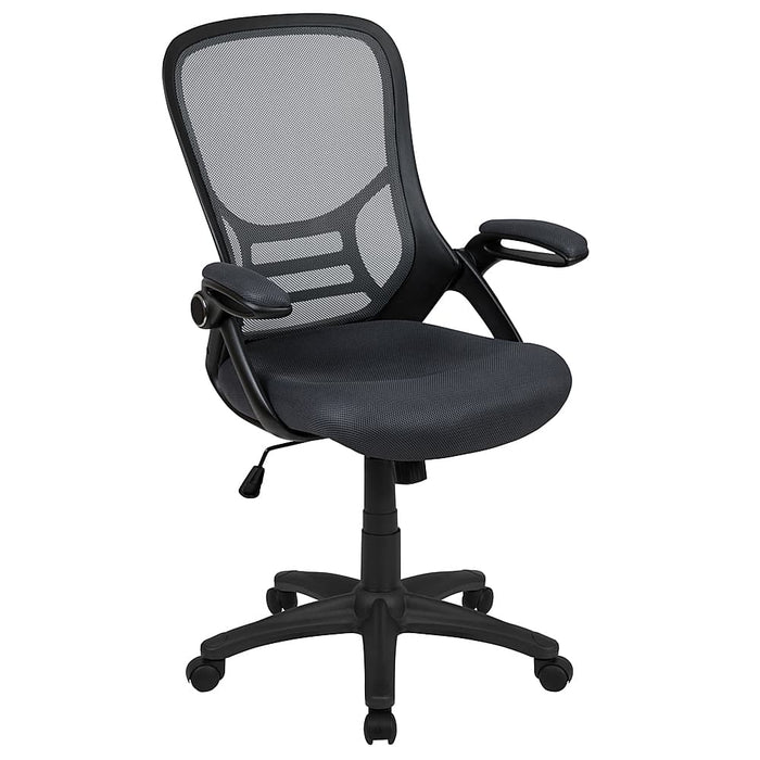 Alamont Home - Porter Contemporary Mesh Executive Swivel Office Chair - Dark Gray