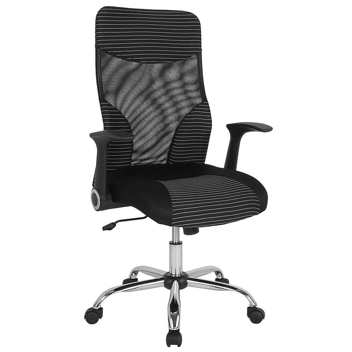 Alamont Home - Milford Contemporary Mesh Executive Swivel Office Chair - Black and White