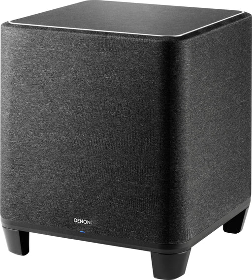 Denon - Home Wireless Subwoofer with Built-in HEOS - Black