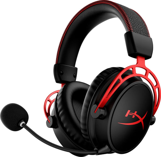 HyperX - Cloud Alpha Wireless Gaming Headset for PC PS5 and PS4 - Black/Red