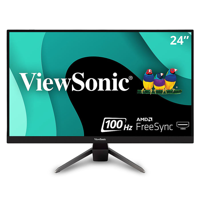 ViewSonic - VX2467-MHD 24" LCD FHD FreeSync Gaming Monitor (HDMI VGA and DisplayPort) - Black