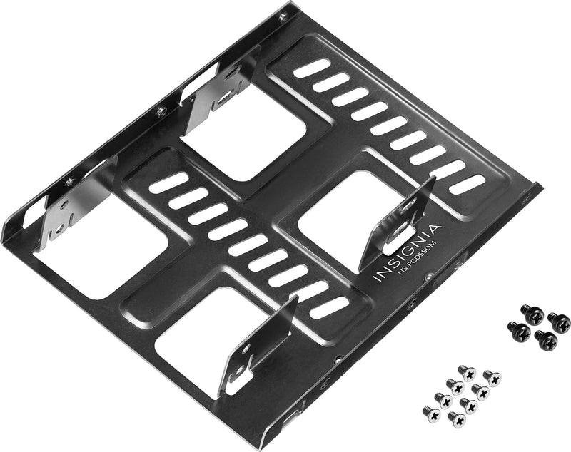 Insignia - Dual Drive Mount for 2.5 SATA SSDs or Hard Drives - Black