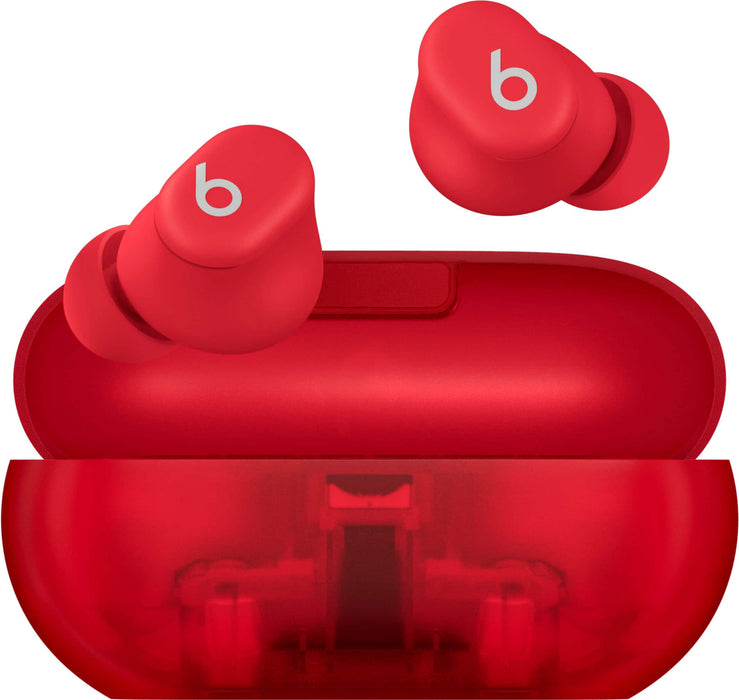 Beats - Solo Buds True Wireless Earbuds - Transparent Red