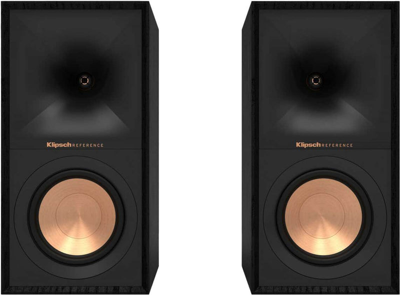 Klipsch - R-50M Reference Series 5-1/4" 340-Watt Passive 2-Way Bookshelf Speakers (Pair) - Black