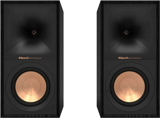 Klipsch - R-50M Reference Series 5-1/4" 340-Watt Passive 2-Way Bookshelf Speakers (Pair) - Black