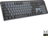 Logitech - MX Mechanical Full size Wireless Mechanical Tactile Switch Keyboard for Windows/macOS with Backlit Keys - Graphite