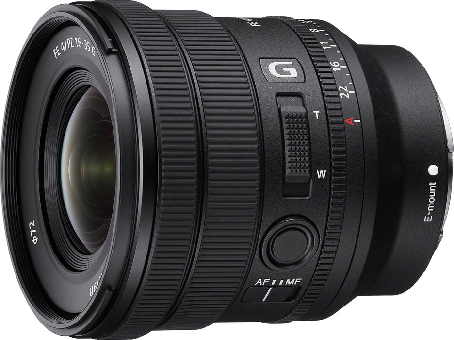 Sony - Alpha FE PZ 16-35mm F4 G full-frame constant-aperture wide-angle power zoom G Lens - Black