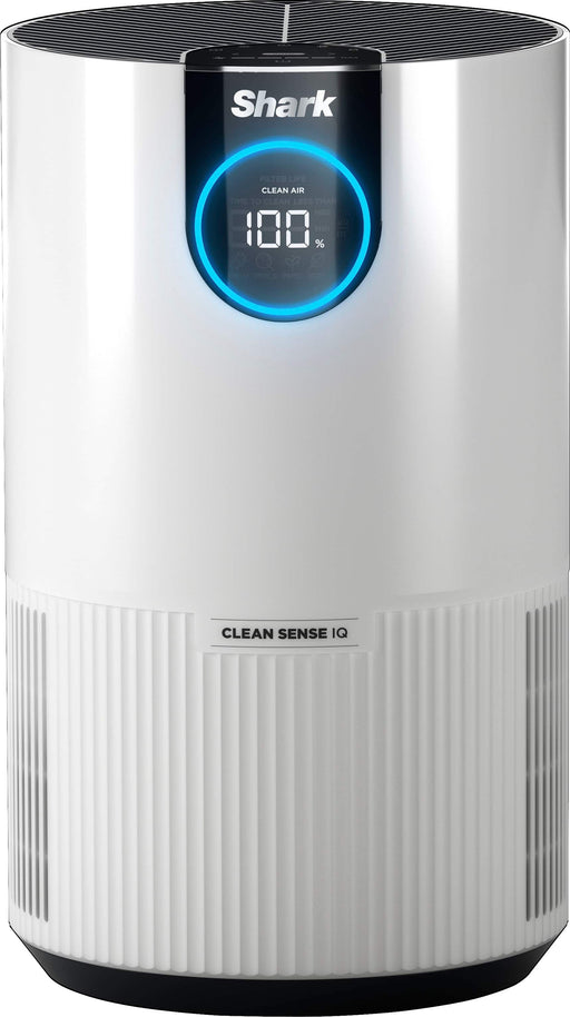 Shark - Clean Sense Air Purifier 500 Clean Sense IQ NanoSeal True HEPA 500 sq. ft. Filters 99.9 of allergens Pro Odor Lock - White