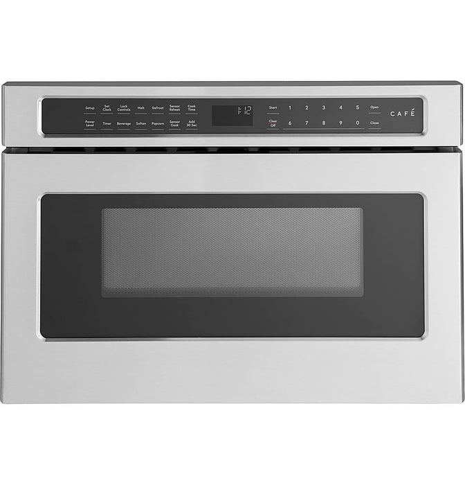 Caf - 1.2 Cu. Ft. Built-In Microwave Drawer Oven with Sensor Cook - Stainless Steel