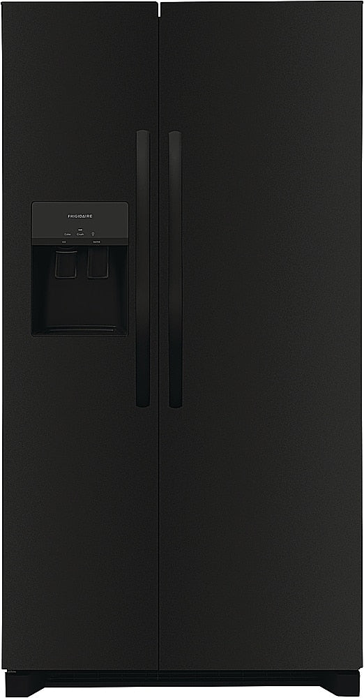 Frigidaire - 25.6 Cu. Ft. Side-by-Side Refrigerator with EvenTemp Cooling System - Black