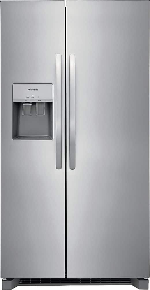 Frigidaire - 25.6 Cu. Ft. Side-by-Side Refrigerator - Stainless Steel