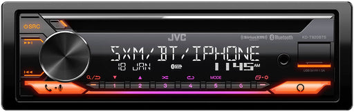 JVC - Bluetooth CD Receiver with Alexa Built-In and USB Rapid Charge Satellite Rado Ready - Black