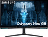 Samsung - Odyssey Neo G8 32" Curved 4K UHD FreeSync Premium Pro  G-Sync Compatible  240Hz 1ms Gaming Monitor - Black