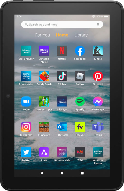 Amazon - Fire 7 (2022) 7 tablet with Wi-Fi 16 GB - Black