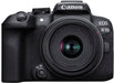 Canon - EOS R10 Mirrorless Camera with RF-S 18-45 f/4.5-6.3 IS STM Lens - Black