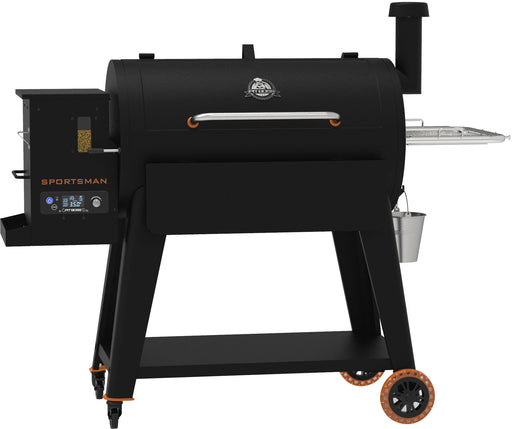 Pit Boss - Sportsman 1100 Sq. In. Pellet Grill with Wi-Fi  Bluetooth Connectivity - Black