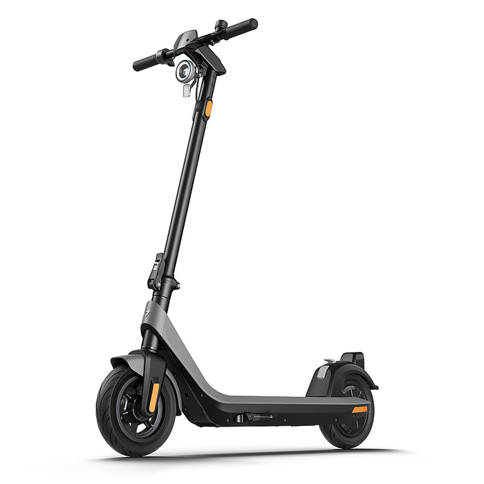 NIU - KQi2 Pro Foldable Electric Kick Scooter w/ 25 mi Max Operating Range  17.4 mph Max Speed - Grey