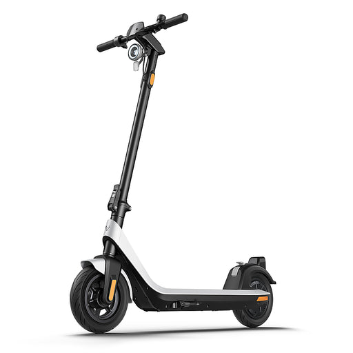 NIU - KQi2 Pro Foldable Electric Kick Scooter w/ 25 mi Max Operating Range  17.4 mph Max Speed - White