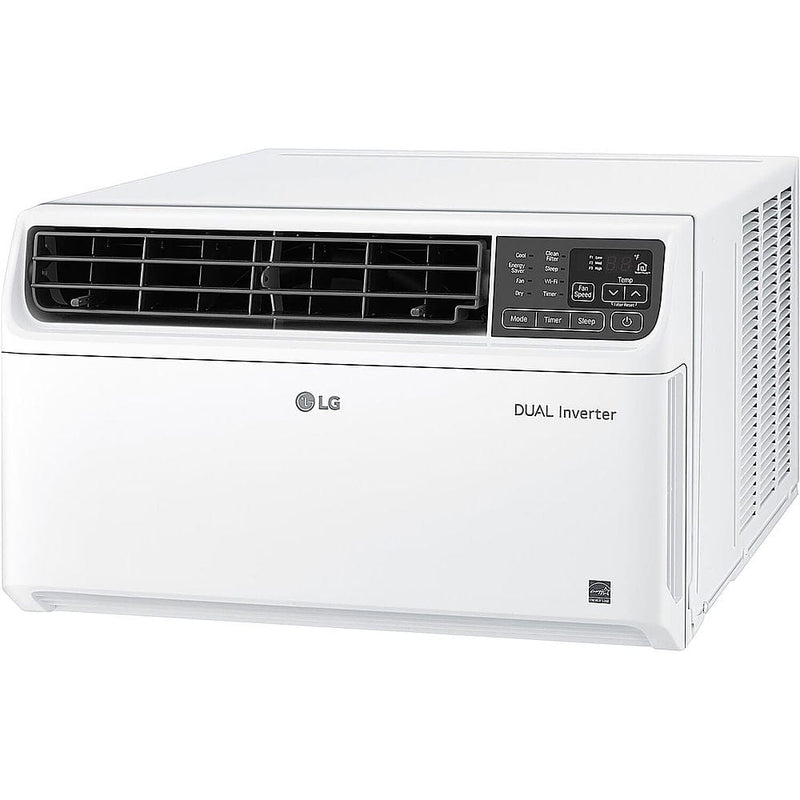LG - 340 Sq. Ft. 8000 BTU Smart Inverter Window Air Conditioner - White